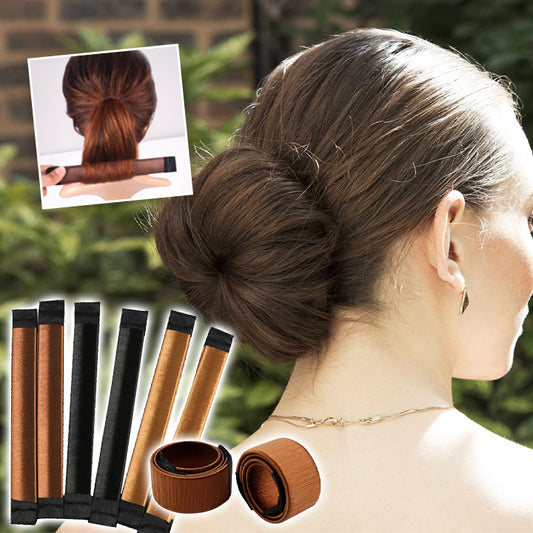 Accesssoire-cheveux-Mariage-et-Soiree-multiStyle-Donut-Bun-Ponytail